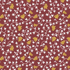 【和の図案 秋】「08_budokarakusa 」葡萄唐草