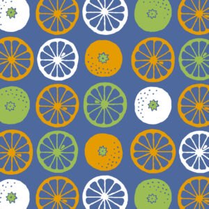 【和の図案 冬】「18_mikan」みかん