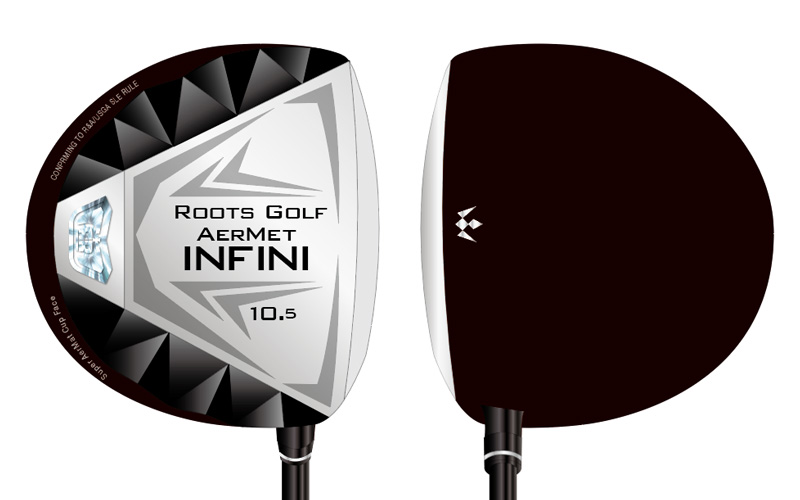 Roots Golf AerMet Infini ドライバー デザイン