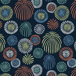 【和の図案 夏】「45_uchiagehanabi 」打ち上げ花火