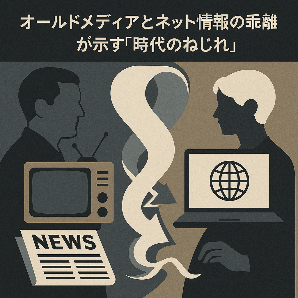 オールドメディアとネットの乖離