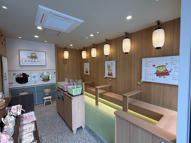 草津温泉プリン　店内装飾デザイン