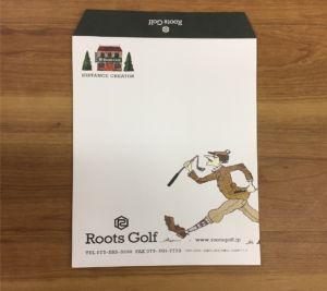 RootsGolf封筒デザイン