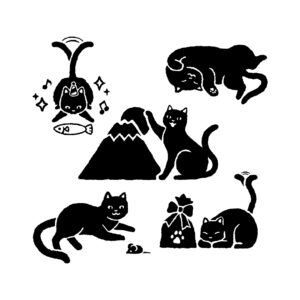 猫一番イラスト