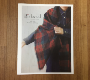 Bishwool ブランドパンフレットデザイン＆写真撮影