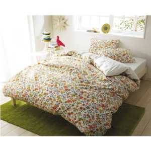 通販メーカー ベッドカバー 花と鳥